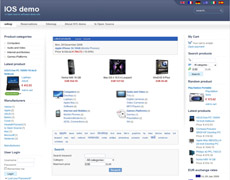 Component IOS eshop Frontpage