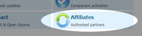 IOSR affiliafes in IOSR control panel